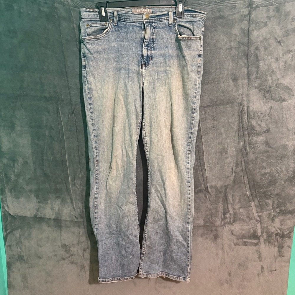 Croft And Barrow Jeans Womens 14 Short Blue Denim Y2K